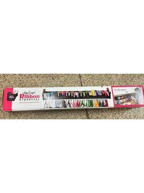 Crafting Rack Ribbon Organizer Simply Renee Clip It Up 36 inch NEW